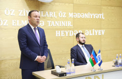 BDU-da “Diplomatiya saatı” layihəsinin növbəti qonağı Azərbaycanın İsraildəki səfiri Muxtar Məmmədov olub