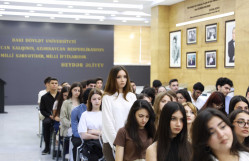 BDU-da “Diplomatiya saatı” layihəsinin növbəti qonağı Azərbaycanın İsraildəki səfiri Muxtar Məmmədov olub