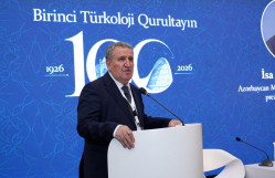 Birinci Türkoloji Qurultayın 100 illiyinə həsr olunmuş Beynəlxalq elmi konfransın açılış mərasimi