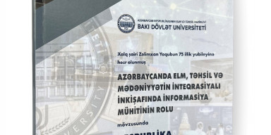 KONFRANS MATERİALLARI ÇAP OLUNUB