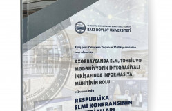 KONFRANS MATERİALLARI ÇAP OLUNUB