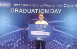 BDU-nun 12 tələbəsi “IT SkillSprint” proqramını uğurla başa vurub