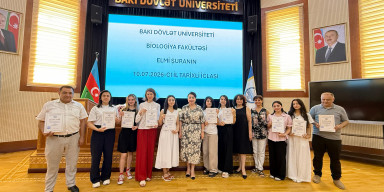 Biologiya fakültəsində IV Respublika Olimpiadasının qalibləri təltif olunub