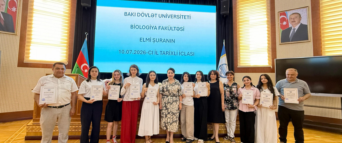 BDU-nun Biologiya fakültəsində IV Respublika Olimpiadasının qalibləri təltif olunub