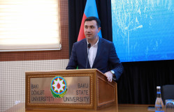 BDU rektoru abituriyentlərlə görüşüb