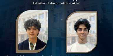 BDU nəzdində “Gənc istedadlar” liseyinin 2 şagirdi Dövlət Proqramı çərçivəsində xaricdə bakalavriat səviyyəsində təhsillərini davam etdirəcəklər