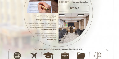 BDU-nun Hüquq fakültəsini seçmək istəyən abituriyentlərin diqqətinə!