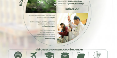 BDU-nun Biologiya fakültəsinə 6 ixtisas üzrə tələbə qəbulu aparılır