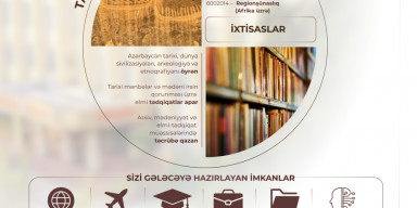 BDU-nun Tarix fakültəsində təhsil almaq istəyənlərin diqqətinə!
