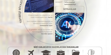 BDU-nun Tətbiqi riyaziyyat və kibernetika fakültəsini seçmək istəyən abituriyentlərin nəzərinə!