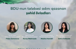 BDU-nun tələbəsi adını qazanan şəhid övladları