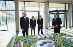 Prezident İlham Əliyev “SABAH.city” innovasiya şəhərciyinin birinci mərhələsinin açılışında iştirak edib