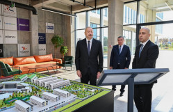 Prezident İlham Əliyev “SABAH.city” innovasiya şəhərciyinin birinci mərhələsinin açılışında iştirak edib
