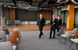 Prezident İlham Əliyev “SABAH.city” innovasiya şəhərciyinin birinci mərhələsinin açılışında iştirak edib