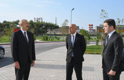 Prezident İlham Əliyev “SABAH.city” innovasiya şəhərciyinin birinci mərhələsinin açılışında iştirak edib