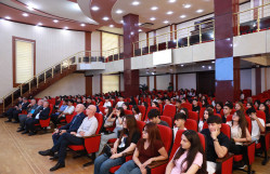 İsrailin Kaye Akademik Təhsil Kollecinin layihə rəhbəri BDU tələbələrinə mühazirə deyib