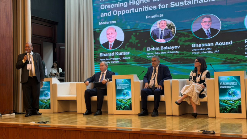 BDU rektoru “UI GreenMetric Sustainable University Rankings 2026” konfransının panel müzakirəsində iştirak edib