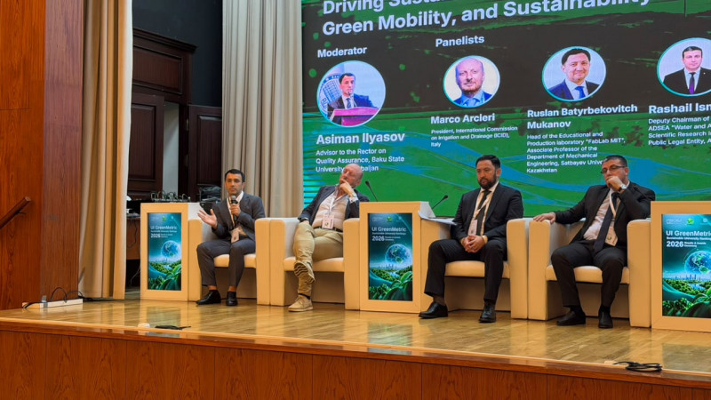 BDU rektorunun müşaviri “UI GreenMetric Sustainable University Rankings 2026”  konfransının panel müzakirəsində iştirak edib