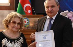 BDU-nun dosenti Səidə Əli qızının 80 illik yubileyi qeyd olunub