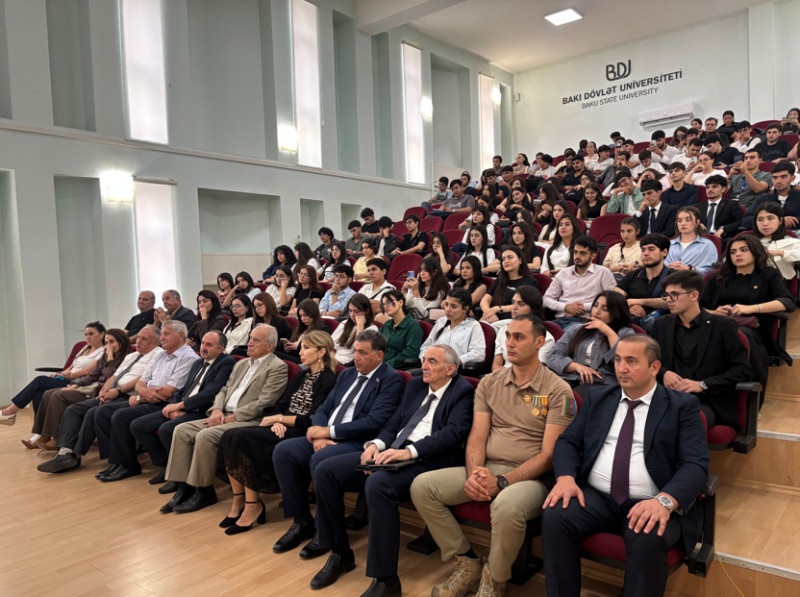 BDU-da “Zəfər ayı”: “Yaddaşımızda yaşayan qəhrəmanlar”