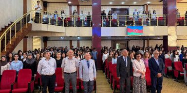 Fizika fakültəsində I kurslarla görüş keçirilib