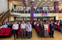 Fizika fakültəsində I kurslarla görüş keçirilib
