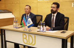 BDU-da “Diplomatiya saatı”: XİN-in Yaxın Şərq və Afrika üzrə Baş İdarəsinin rəisi Elməddin Mehdiyevlə görüş