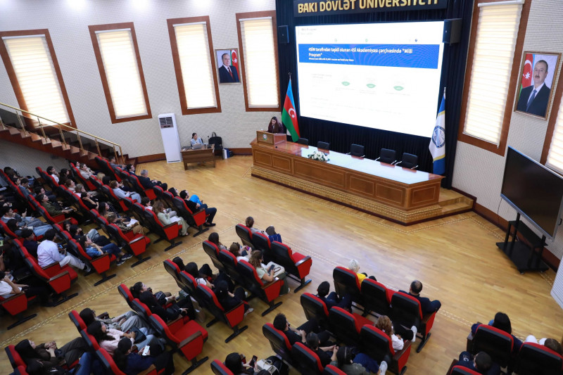 BDU tələbələri üçün “4Sİ Akademiyası – Milli Proqram”la bağlı məlumat sessiyası