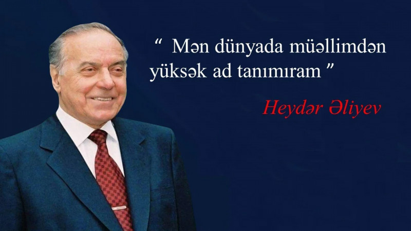 Beynəlxalq Müəllimlər Günü münasibətilə təbrik edirik!