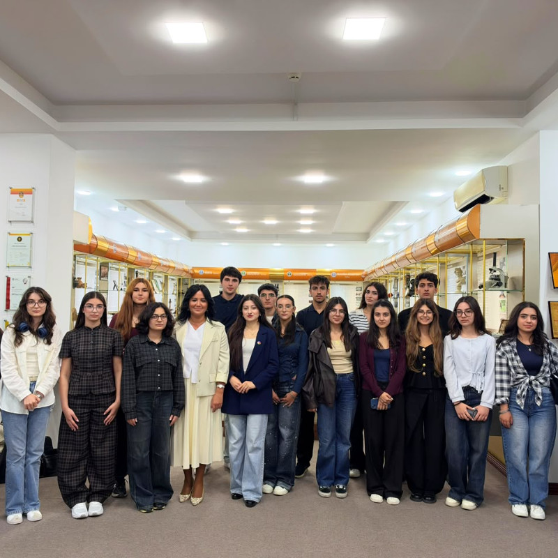 Tarix fakültəsinin I kurs tələbələri BDU-nun Tarixi Muzeyini ziyarət ediblər