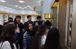 Tarix fakültəsinin I kurs tələbələri BDU-nun Tarixi Muzeyini ziyarət ediblər