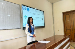 Fizika fakültəsi Tələbə Elmi Cəmiyyətinin elmi seminarı keçirilib