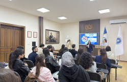 Lingua Conversation Club tərəfindən kimya fakültəsinin tələbələr üçün ilk təlim keçirilib