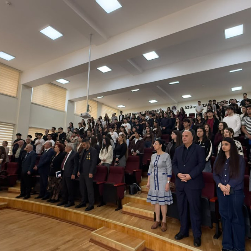 Tarix fakültəsində 44 günlük Vətən müharibəsinə həsr olunmuş “Addım-addım Zəfərə…” adlı tədbir keçirilib