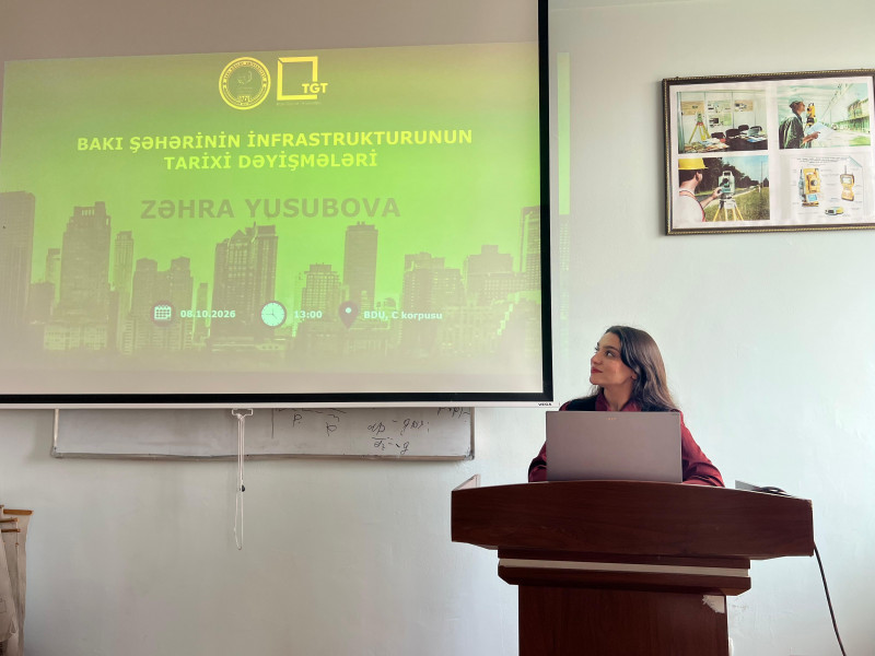Bakı Dövlət Universitetinin Coğrafiya fakültəsi Tələbə Gənclər Təşkilatının təşkilatçılığı ilə elmi seminar keçirilib