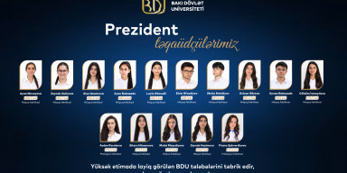BDU-nun 15 tələbəsi Prezident təqaüdünə layiq görülüb