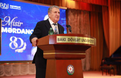 BDU-da görkəmli riyaziyyatçı alim, professor Misir Mərdanovun 80 illik yubileyi qeyd olunub