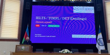 BDU-da “IELTS / TOEFL / Duolingo — Hansı imtahanı seçməli?” mövzusunda seminar keçirilib