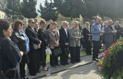 BDU-nun şəhid məzunu Ataməli Musaoğlunun məzarı ziyarət olunub