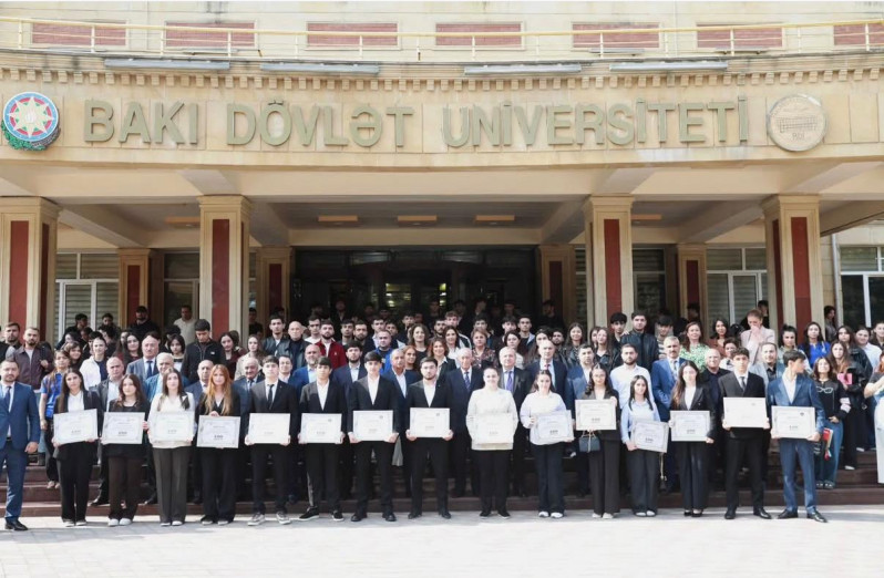 BDU-nun Geologiya fakültəsinin 15 tələbəsi universitet-sənaye tərəfdaşlığı çərçivəsində 7 özəl şirkətin təqaüdünə layiq görülüb