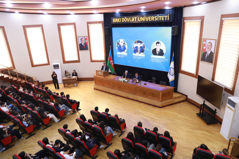 BDU-da “Zəfərin 44 sütunu” layihəsinin növbəti görüşü: "Həqiqətin müdafiə xətti"