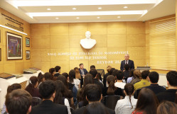 BDU-da “Heydər Əliyev mühazirələri”: professor Misir Mərdanovla görüş