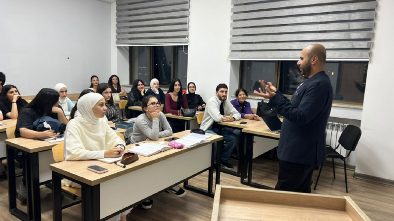 Fakültəmizdə ərəb dilində danışıq klublarının təşkili istiqamətində təlim keçirilib