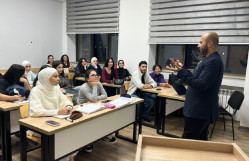 Fakültəmizdə ərəb dilində danışıq klublarının təşkili istiqamətində təlim keçirilib