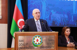 BDU-da qəbul imtahanlarında yüksək bal toplamış Qərbi Azərbaycandan olan gənclərlə görüş