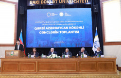 BDU-da qəbul imtahanlarında yüksək bal toplamış Qərbi Azərbaycandan olan gənclərlə görüş