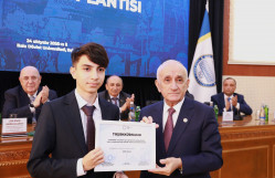 BDU-da qəbul imtahanlarında yüksək bal toplamış Qərbi Azərbaycandan olan gənclərlə görüş