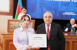 BDU-da qəbul imtahanlarında yüksək bal toplamış Qərbi Azərbaycandan olan gənclərlə görüş