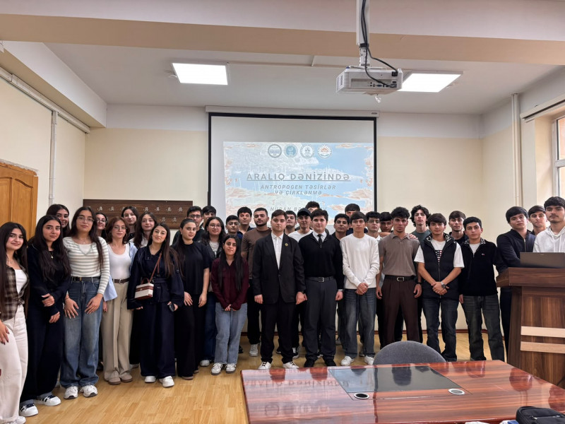 Bakı Dövlət Universitetinin Coğrafiya fakültəsində “Aralıq dənizində antropogen təsirlər və çirklənmə” mövzusunda elmi seminar keçirilib
