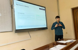 Fizika fakültəsi Tələbə Elmi Cəmiyyətinin elmi seminarı keçirilib